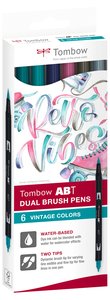 ROTULADOR TOMBOW DOBLE PUNTA PINC. EST.6