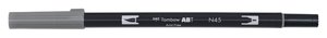 ROTULADOR TOMBOW DOBLE PUNTA PINC. GRIS