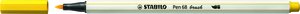 ROTUL.STABILO PEN 68  BRUSH AMARILLO