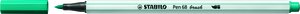 ROTUL.STABILO PEN 68  BRUSH AZUL TURQ.