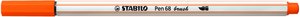 ROTUL.STABILO PEN 68  BRUSH BERM.PALID