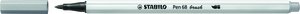 ROTUL.STABILO PEN 68  BRUSH GRIS CLARO
