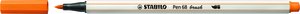 ROTUL.STABILO PEN 68  BRUSH NARANJA