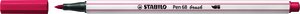 ROTUL.STABILO PEN 68  BRUSH ROJO OSC.
