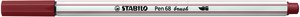 ROTUL.STABILO PEN 68  BRUSH SIENA