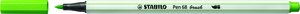 ROTUL.STABILO PEN 68  BRUSH VERDE HOJA