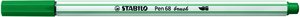 ROTUL.STABILO PEN 68  BRUSH TURQUESA