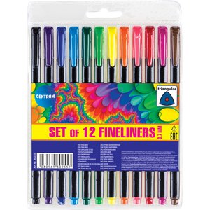 ROLLER GEL CENTRUM FINELINERS 0.7 B/2