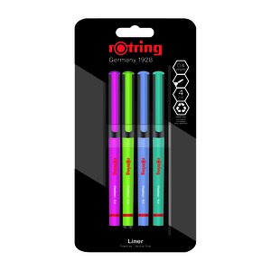 ROTUL.ROTRING FINELINER B/4