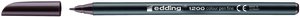 ROTUL.EDDING 1200  MARRON OSCURO