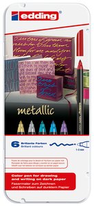 ROTUL.EDDING 1200 METALLIC ESTUCHE 6