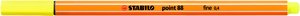 ROTUL.STABILO POINT 88  AMARILLO LIMON