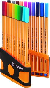ROTUL.STABILO POINT 88 ANT/NJ ESTUCHE 20