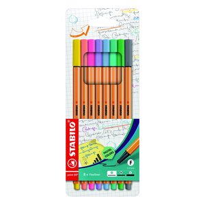 ROTUL.STABILO POINT 88 PASTEL EST. 8