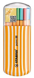 ROTUL.STABILO POINT 88 ESTUCHE 20 ZEBRUI