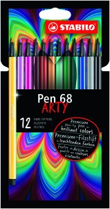 ROTUL.STABILO PEN 68 ARTY LINE C/12