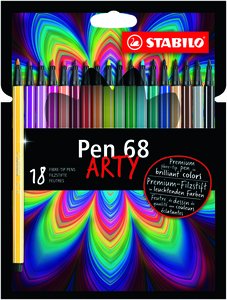 ROTUL.STABILO PEN 68 ARTY LINE C/18