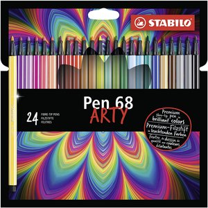 ROTUL.STABILO PEN 68 ARTY LINE C/24