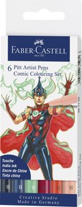 ROTUL.FABER PITT ARTIST COLORES P/6