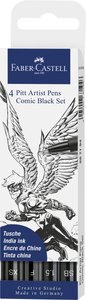 ROTUL.FABER PITT ARTIST NEGRO P/4