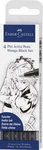 ROTUL.FABER PITT MANGA ESTUCHE DE 4
