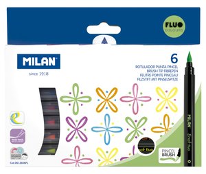 ROTUL. MILAN PUNTA PINCEL CAJA 6 FLR