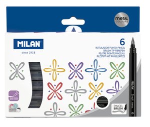 ROTUL. MILAN PUNTA PINCEL CAJA 6 MET