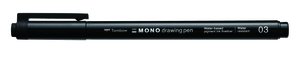 ROTUL.TOMBOW MONO DRAWING P.FINA 03 NEGR