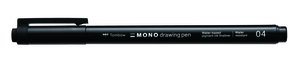ROTUL.TOMBOW MONO DRAWING P.FINA 04 NEGR