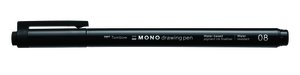 ROTUL.TOMBOW MONO DRAWING P.FINA 08 NEGR