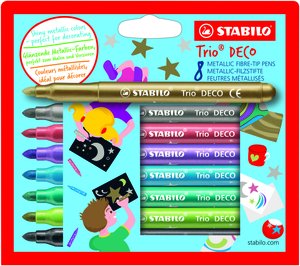 ROTUL.STABILO TRIO DECO 377 ESTUCHE 8