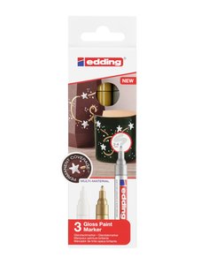 ROTUL.EDDING  750 B/3 (blanco, oro y pla
