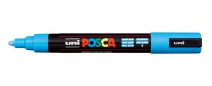 ROTUL.UNI-POSCA PC-5M  AZUL CLARO