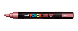 ROTUL.UNI-POSCA PC-5M  ROJO METALICO