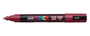 ROTUL.UNI-POSCA PC-5M  ROJO VINO