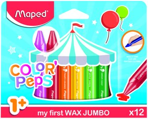 CERAS MAPED WAX JUMBO ESTUCHE DE 12