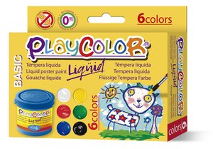 TEMPERA PLAYCOLOR  40 ml ESTUCHE  6