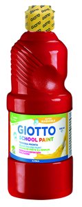 TEMPERA GIOTTO LAVAB.LIQ.500 ml ROJO VER