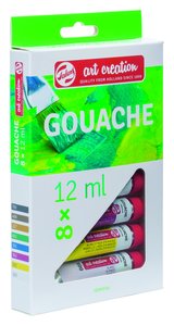 TEMPERA TALENS 12 ml ESTUCHE 8