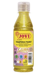TEMPERA JOVI LIQ.GLITTER 250 ml AMARILLO