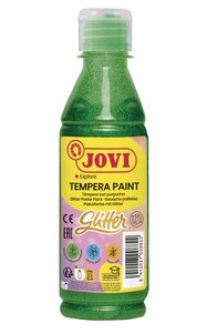 TEMPERA JOVI LIQ.GLITTER 250 ml VERDE