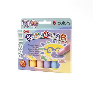 TEMPERA PLAYCOLOR PASTEL C/6