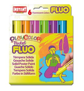 TEMPERA PLAYCOLOR FLUO POCKET C/6