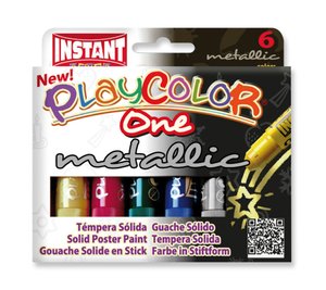 TEMPERA PLAYCOLOR MET. ONE C/6