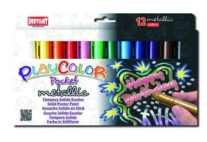 TEMPERA PLAYCOLOR MET. POCKET C/12