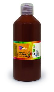 PINTURA DEDOS TCOLORS 500 ml MARRON