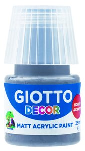 PINTURA ACRIL.GIOTTO 25 ml GRIS OSCURO