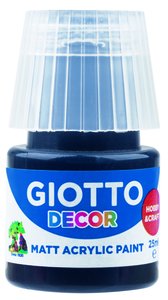 PINTURA ACRIL.GIOTTO 25 ml NEGRO