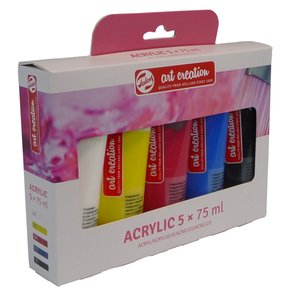 PINTURA ACRIL.TALENS 75 ml SET 5