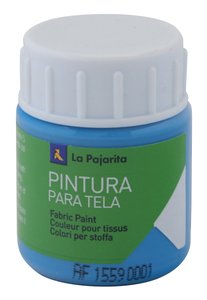 PINTURA TELA PAJARITA 25 ml CYAN T-07